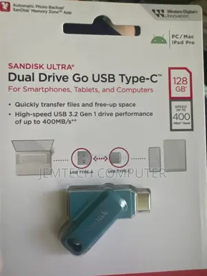 Sandisk Ultra Dual Drive Go Usb Type-C 128gb(128gb) 150mbps