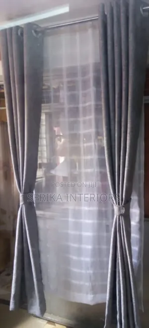 Light Grey Curtains and Sheers