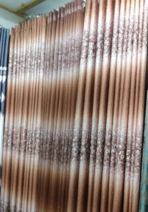 Brown Curtains and Sheers