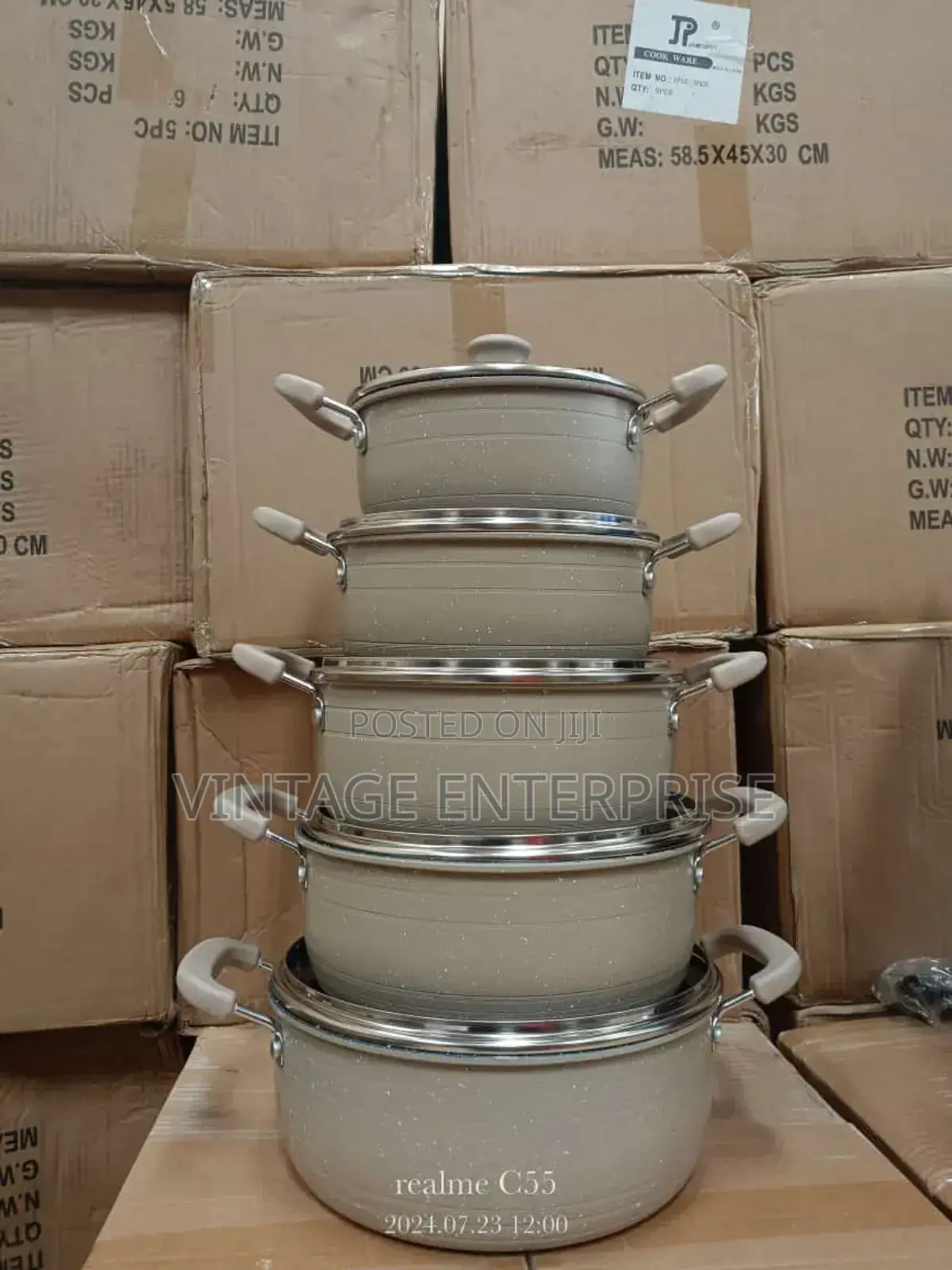 New Model JP 10pcs Nonstick Sufuria Cookware Set