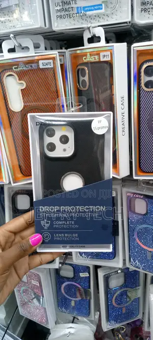 iPhone 15 Pro Max Drop Protection Stylish With Logo Cut