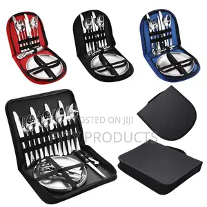 Stainless Steel Camping Kitchen Tableware Camping Picnic