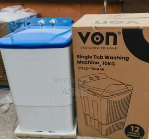 Von 10kgs Top Load Single Tub Washing Machine