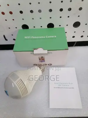 WIFI Full HD Bulb Camera>360 Degree Full View.