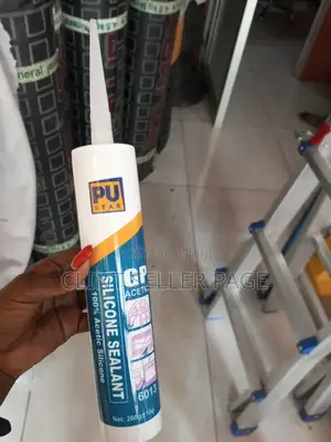 Silicone Sealant/ Aqua Bond.