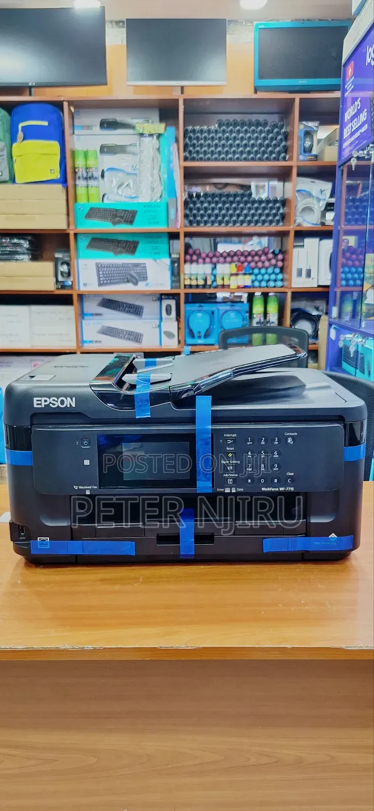 Epson Workforce WF-7715DWF Wide-Format A3+ Colour)