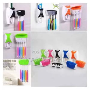 Toothbrush Holder/ Toothpaste Dispenser Available