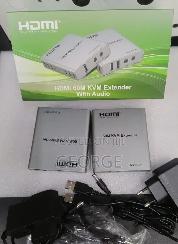 60M USB KVM HDMI Extender<Premier