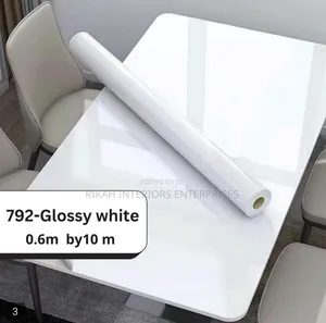 Plain White Glossy Contact Papers