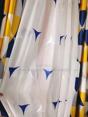 Detailed Royal Blue Sheer