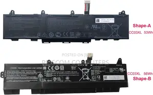 Battery CC03XL Elitebook G7 G8 855 850 Series
