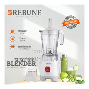 Rebune 075 2 in 1 Blender 650watts at 