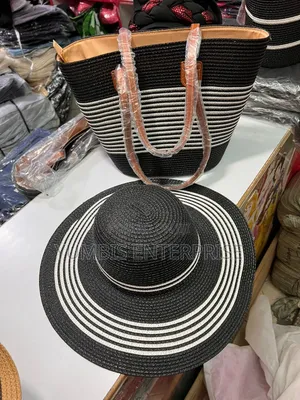 Straw Summer Kiondo With Matching Hats KSH 2000