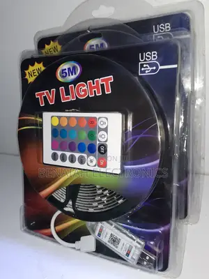 TV Strip Light 5 M. RGB Colored With Usb