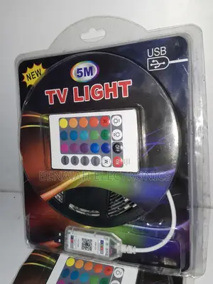 TV Strip Light 5 M. RGB Colored With Usb