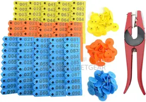 Plastic Livestock Ear Tags for Goat Sheep - 1-100 Number