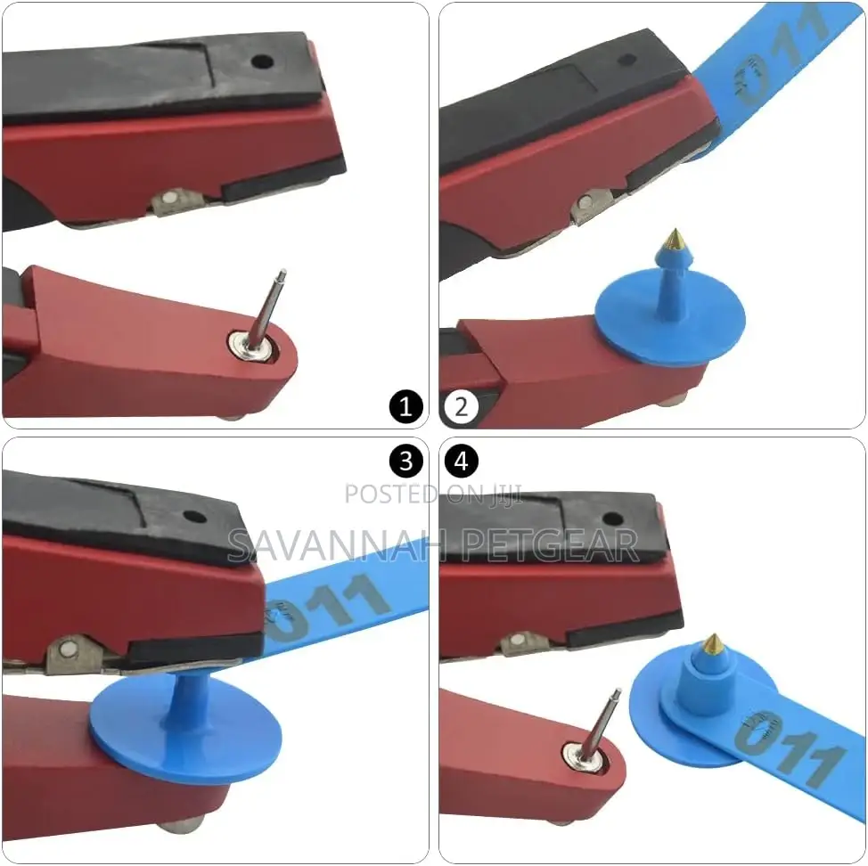 Plastic Livestock Ear Tags for Goat Sheep - 1-100 Number