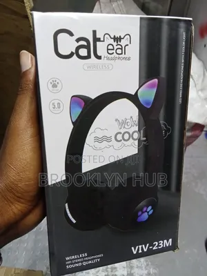 Cat Ear Headphones (Black)