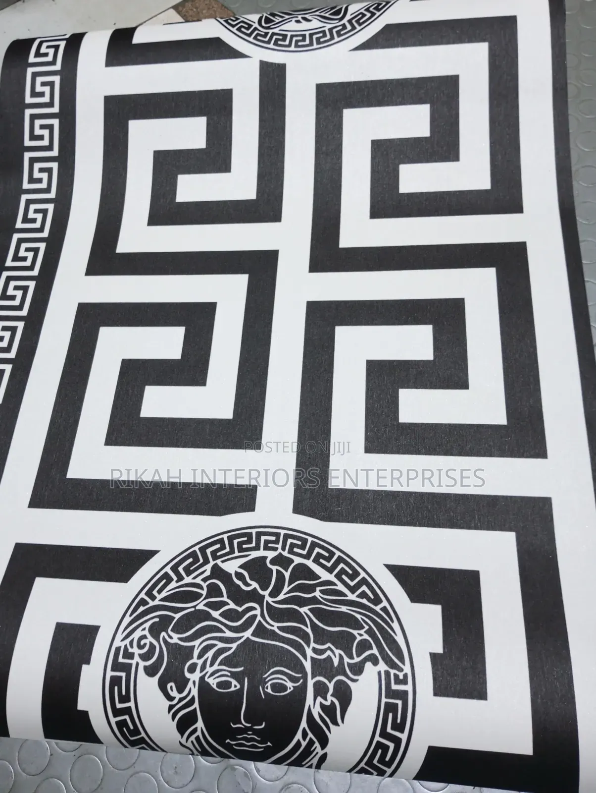 Black and White Versace Wallpaper
