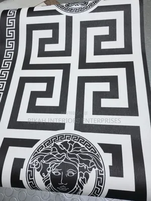 Black and White Versace Wallpaper