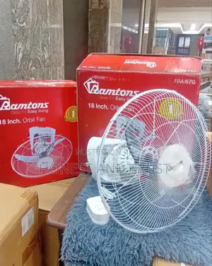 Rm/676 Ramtons 16 Inches Wall Fan 5 Blades With Remote Rm/Rf