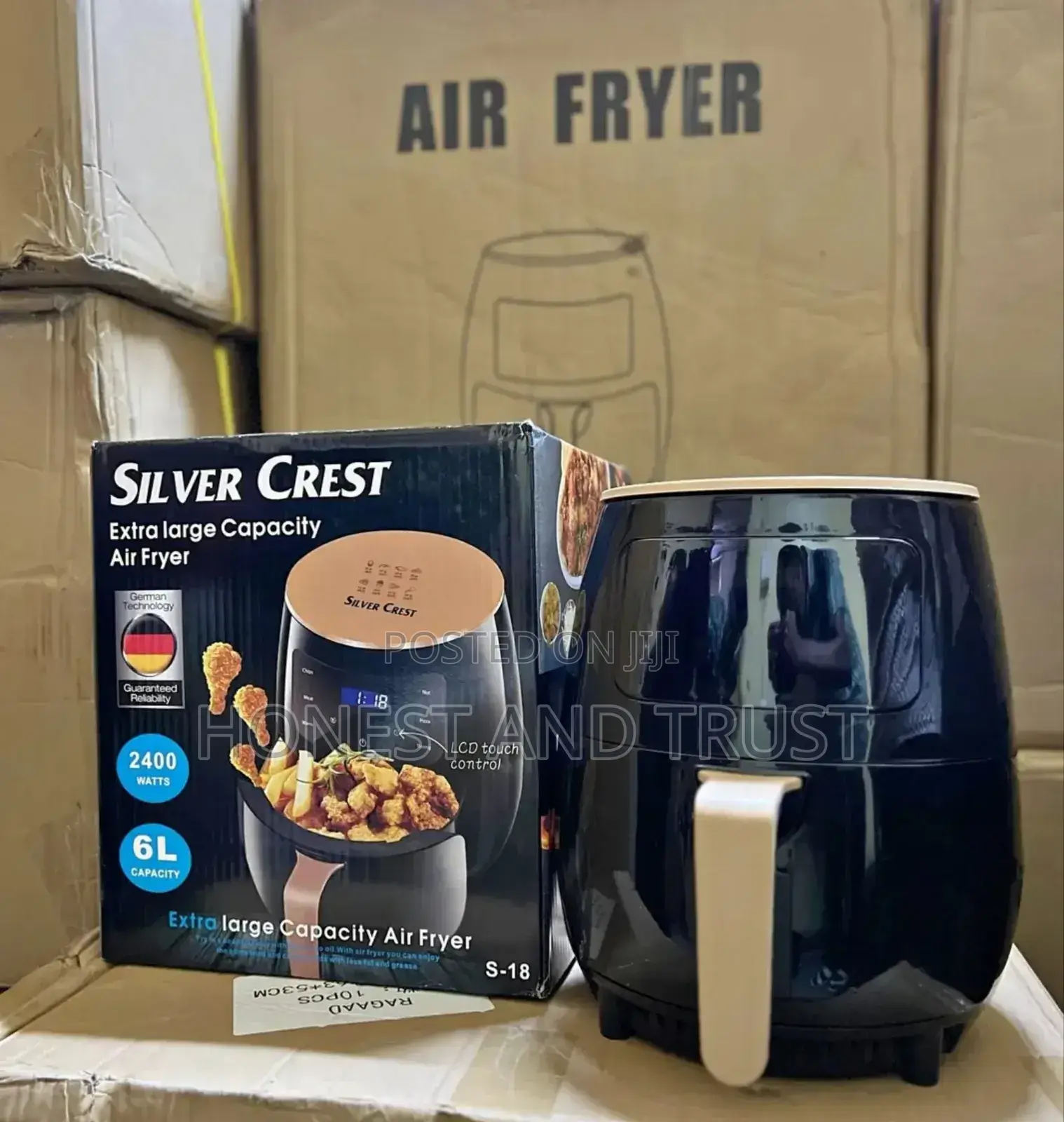 Silver Crest Air Fryers Capacity,6 Litres