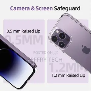 iPhone 15 Pro Max Case Ultra-Thin Shock Absorption Clear