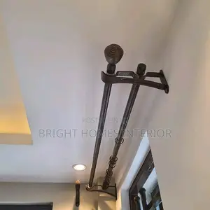 1m Double Jua Kali Curtain Rods