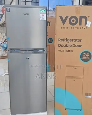 Von 138litres With Lock Double Door Fridge