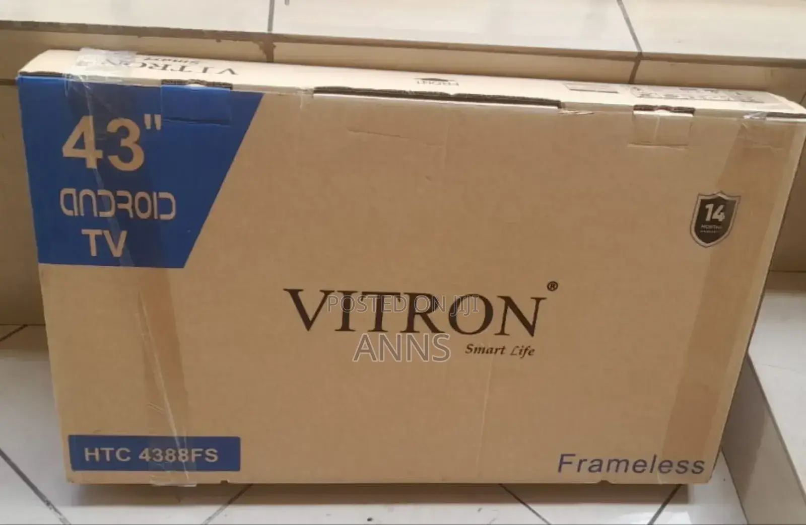 Vitron 43" Android Smart New Television