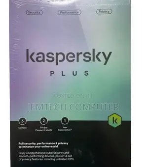 Kaspersky Plus 3 Devices - 1 Year