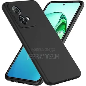 Reno 11F 5G) Black Case Soft TPU Bumper Silicone Bumper Rein