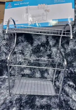 Nunix Dish Rack - 3 Tier + Drain Board