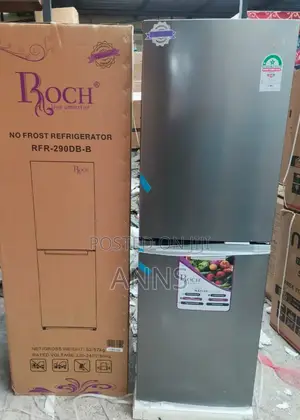 Roch 230L Bottom Freezer Double Door Refrigerator