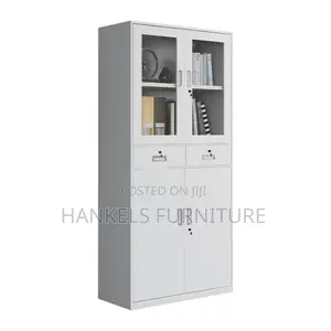 Half Glass Filling Cabinet