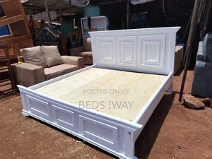 6x6 White Bed