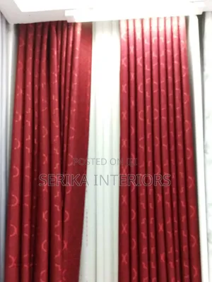 Maroon Curtains