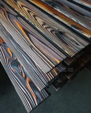 Burned Roofing Pallet Wood