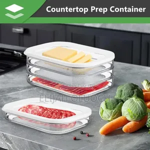 3 in 1 Stackable Bacon and Cheese Container*