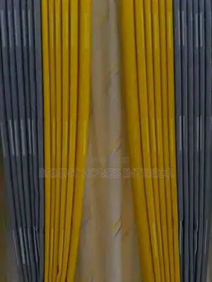 Grey and Yellow Curtains Curtains