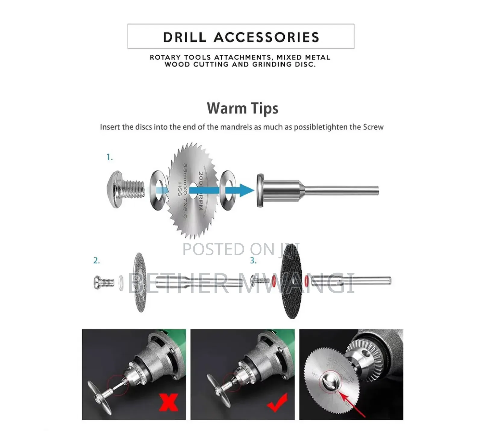 Dremel/Drill Accessories Set in Kenya