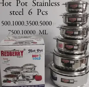 Hot Cold Redberry Hotpots Stainless Steel Insulated Pots