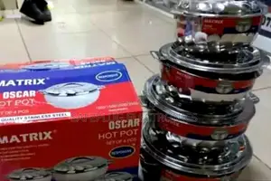 4pcs Matrix Oscar Hotpot Set - Quality Stainless Steel