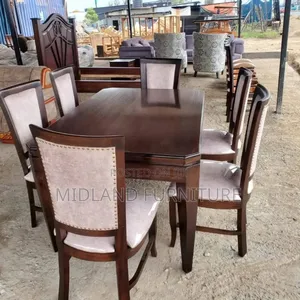 6 Sitter Wooden Dining Set