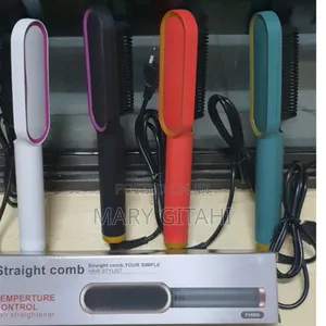*Electric Hair Straight Comb" at 