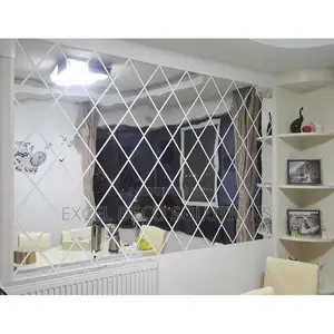 DIY Wall Decor Mirrors Diamond Shaped