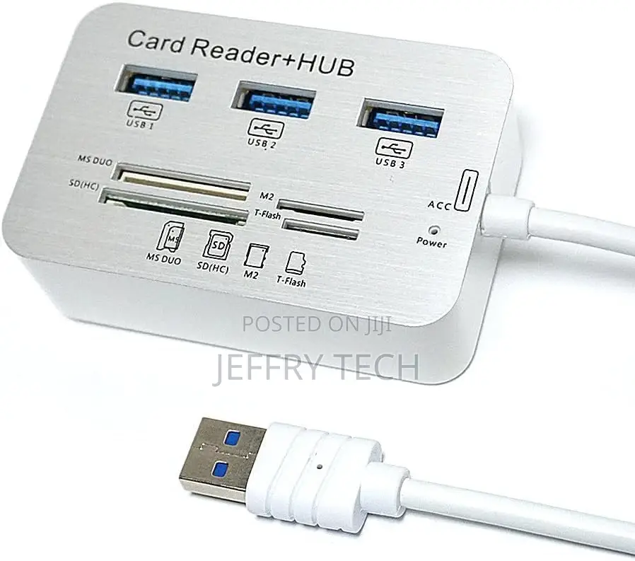 USB3.0 Cards and 3 USB Ports, Memory Card Reader (MS, Micro