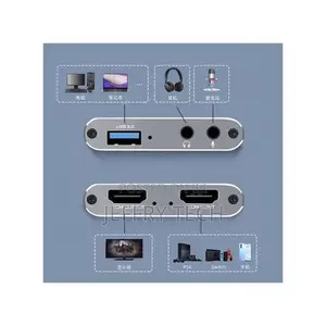  HDMI to USB3.0 Video Capture Card - Gray