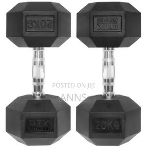 20kgs Pair Hexagonal Dumbells (40kgs Total)