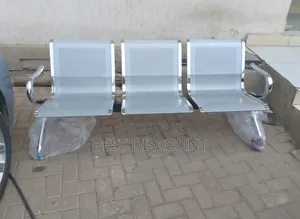 Three-Link Unpadded Visitors Chairs
